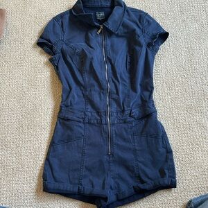 GUESS Dark Blue Denim Romper